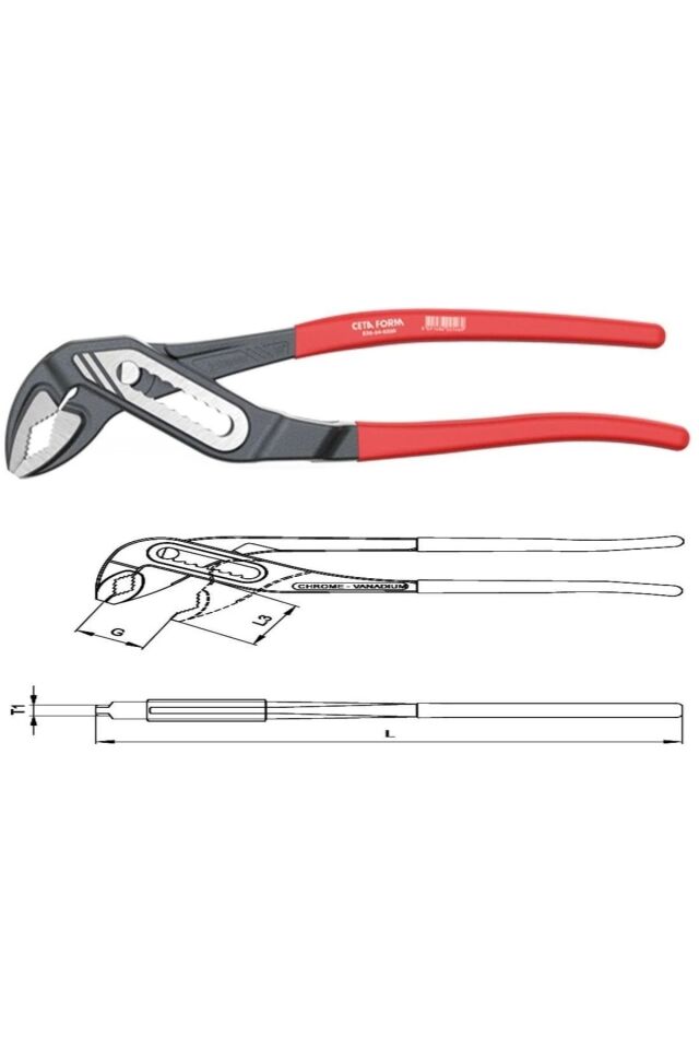 PAPAĞAN PENSE(DÜĞMELİ TİP) 300 mm/12''