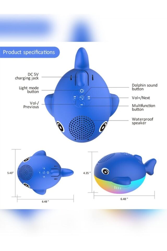 RGB SU GEÇİRMEZ YÜZEN SPEAKER FISH AQUATİV