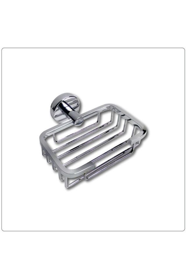 EGE KROM ROZETLİ KARE SABUNLUK