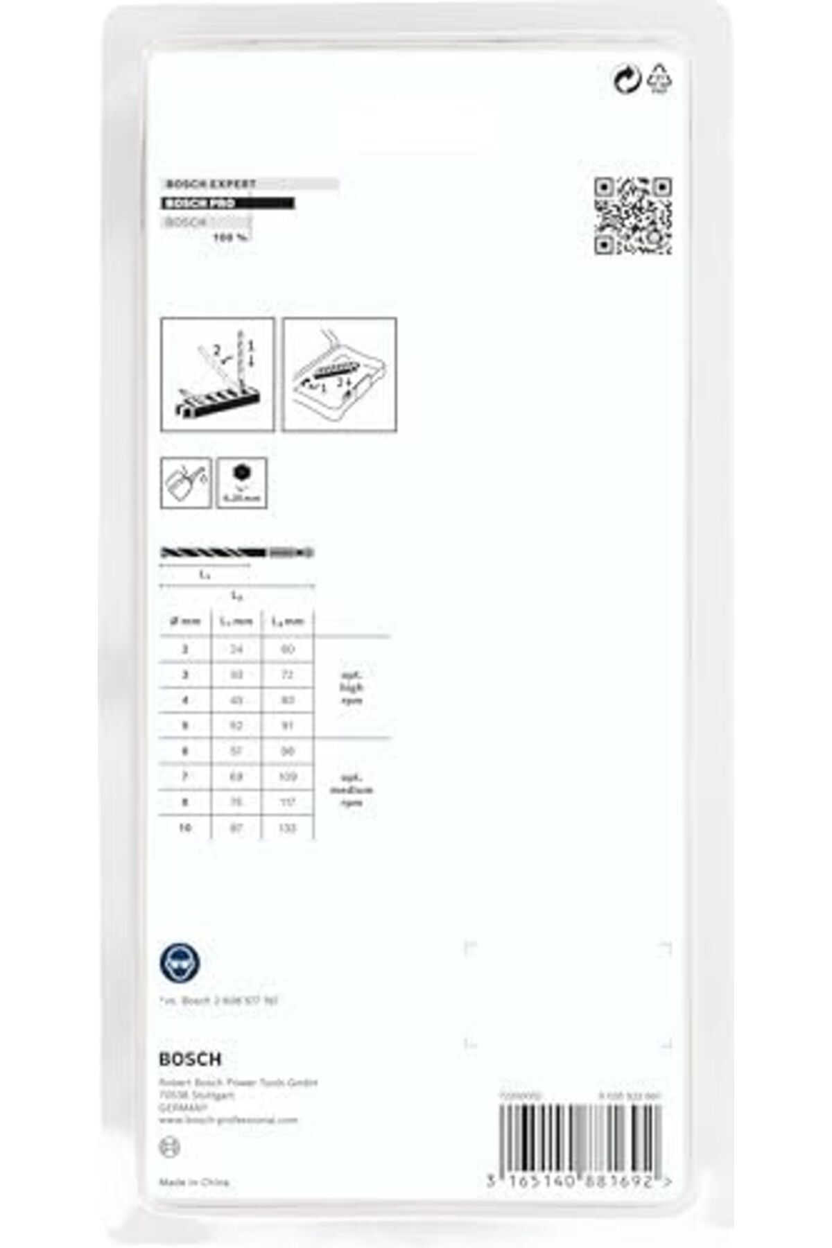PRO Metal HSS-G Metal Matkap Ucu 8li