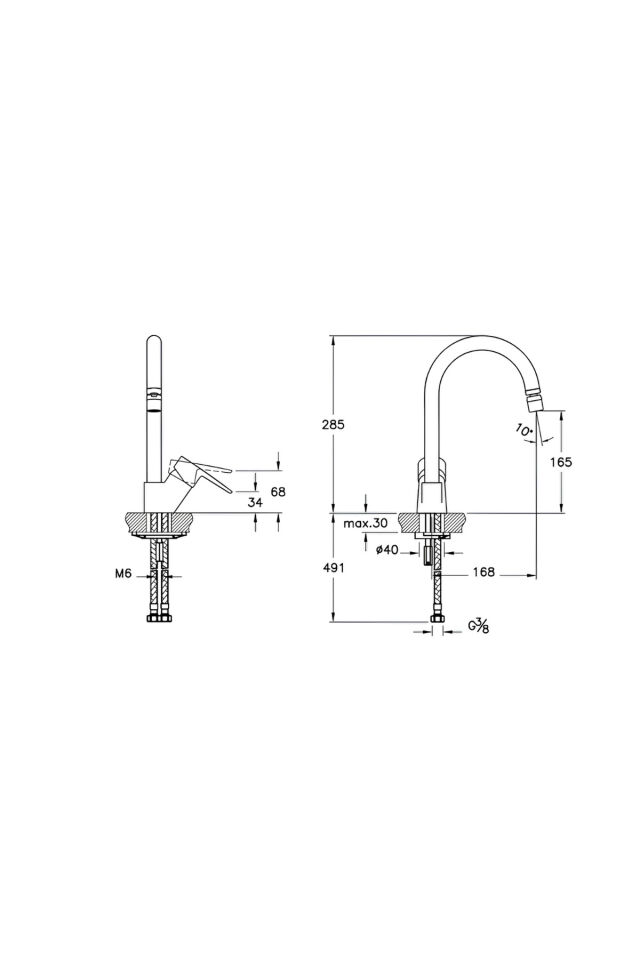 Artema Flow Soft Eviye Bataryası (C-Tip, Alçak) A43404
