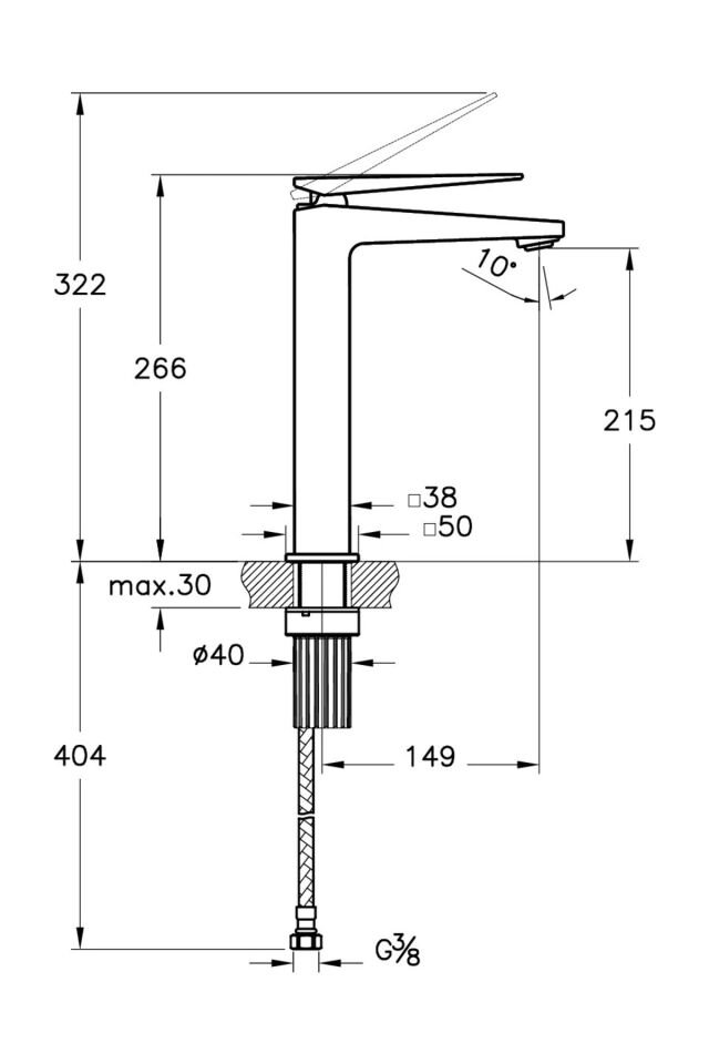 ARTEMA Brava Çanak Lavabo Bataryası