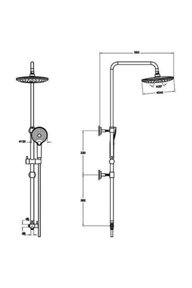 ARTEMA BLISS 3F DUŞ SİSTEMİ KROM
