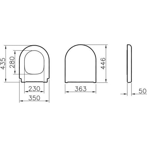 VİTRA KLOZET KAPAĞI NUVOPLAST 121-003-909