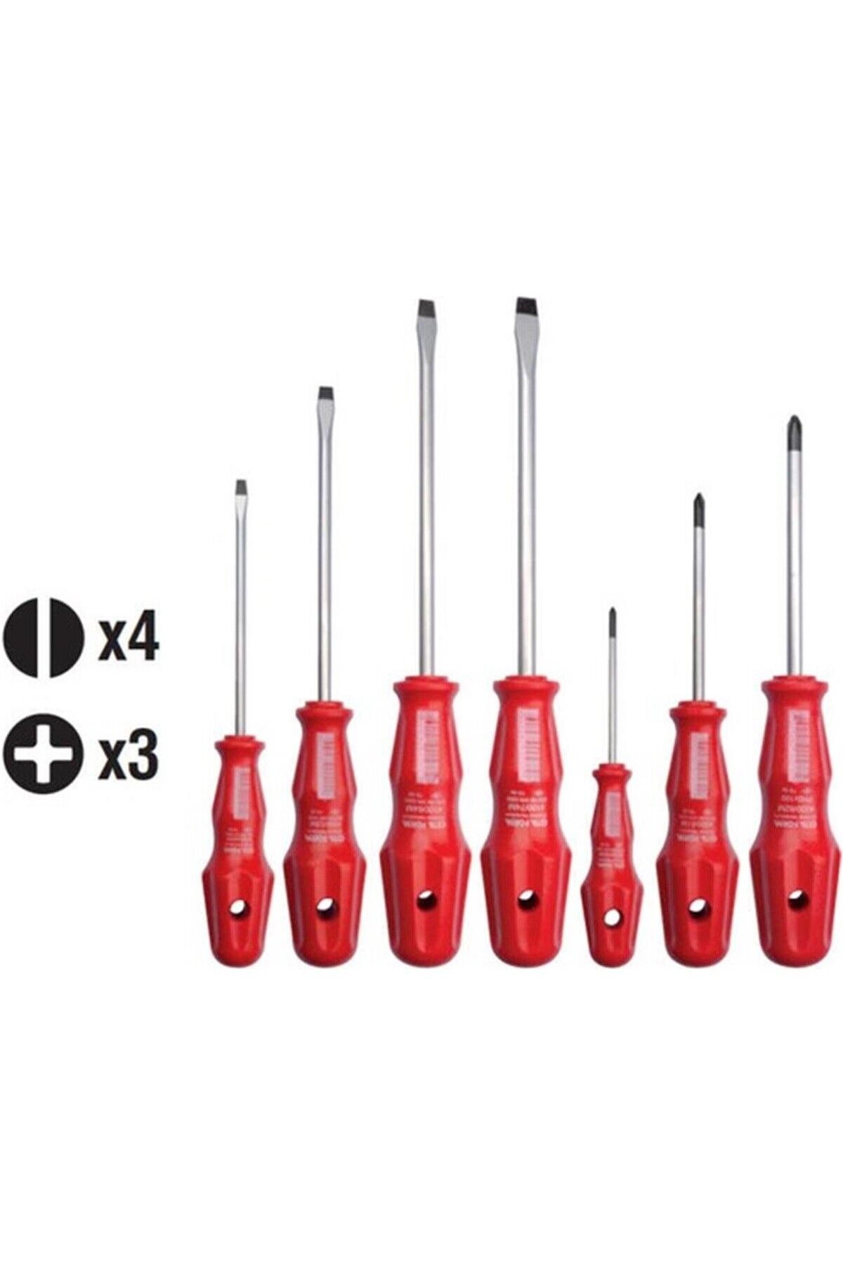 TORNAVIDA TAKIMI TOREX 7 PARCA DÜZ/YILDIZ