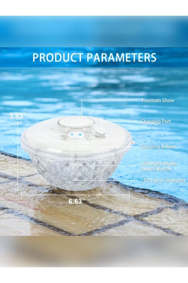 RGB LGB LED IŞIKLI FISKİYE AQUATİV