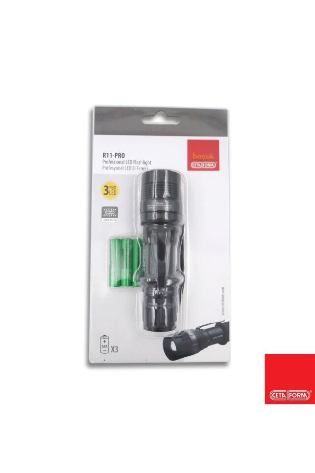 PROFESYONEL LED EL FENERİ (10-105 LÜMEN)