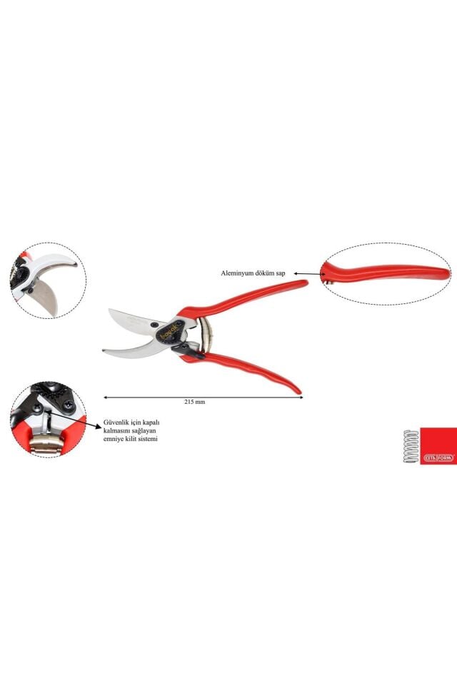 BAĞ MAKASI (ALUMİNYUM DÖKÜM GÖVDE)