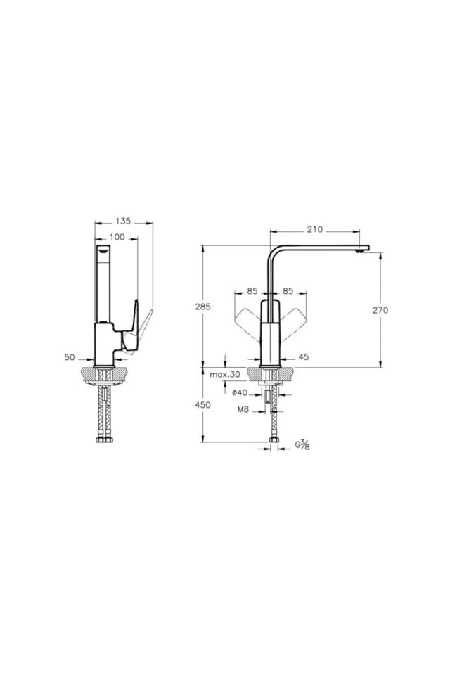 Root Square A42753 Eviye Bataryası, Krom