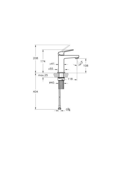 Artema Minimax Square Lavabo Bataryası