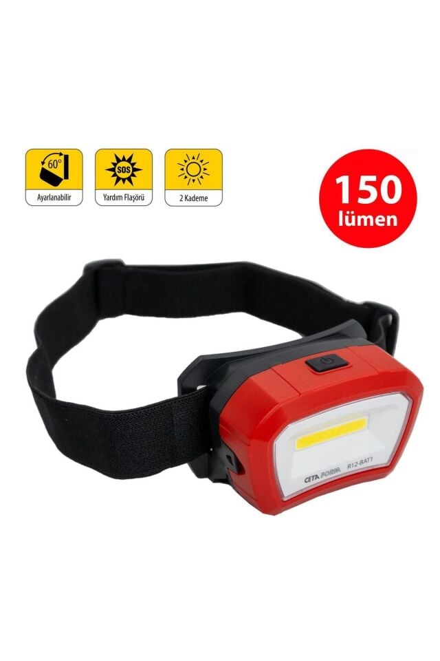 LED KAFA LAMBASI (3AAA)-150 LUMEN