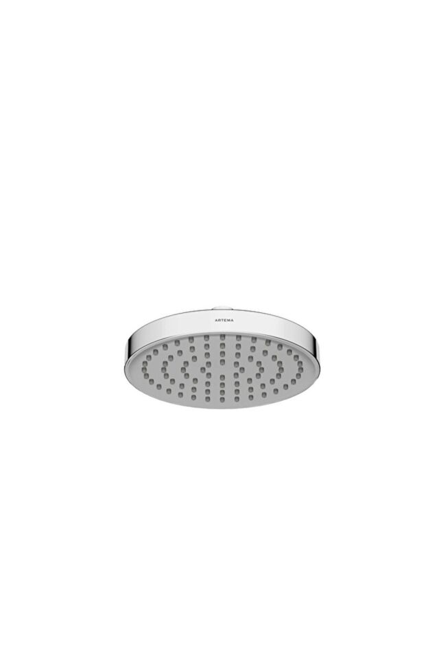 Base Round Duş Başlığı 1F (200 Mm) Krom