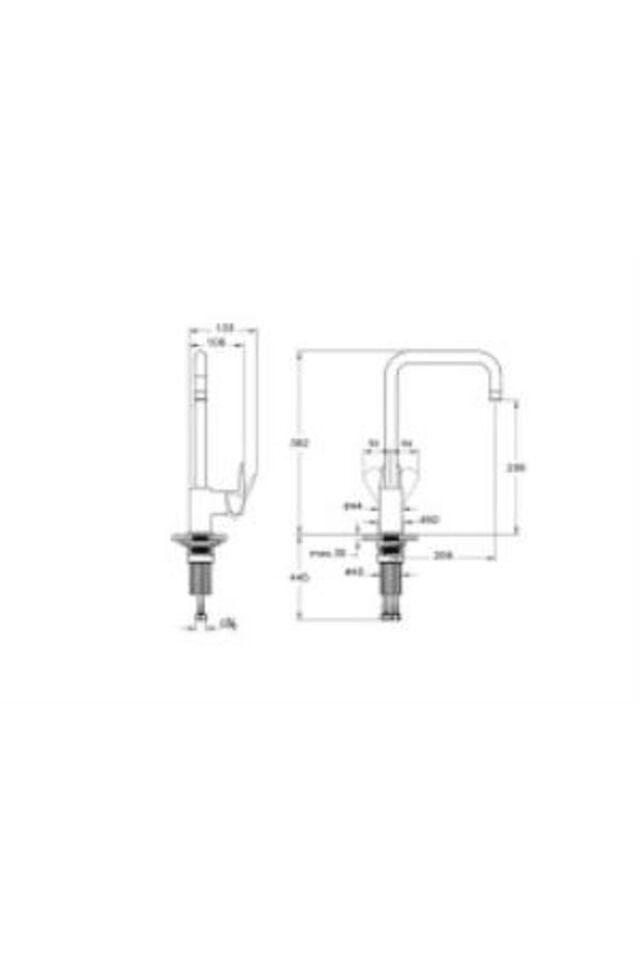 ARTEMA FLOW SOFT U TİPİ EVİYE BATARYASI KROM