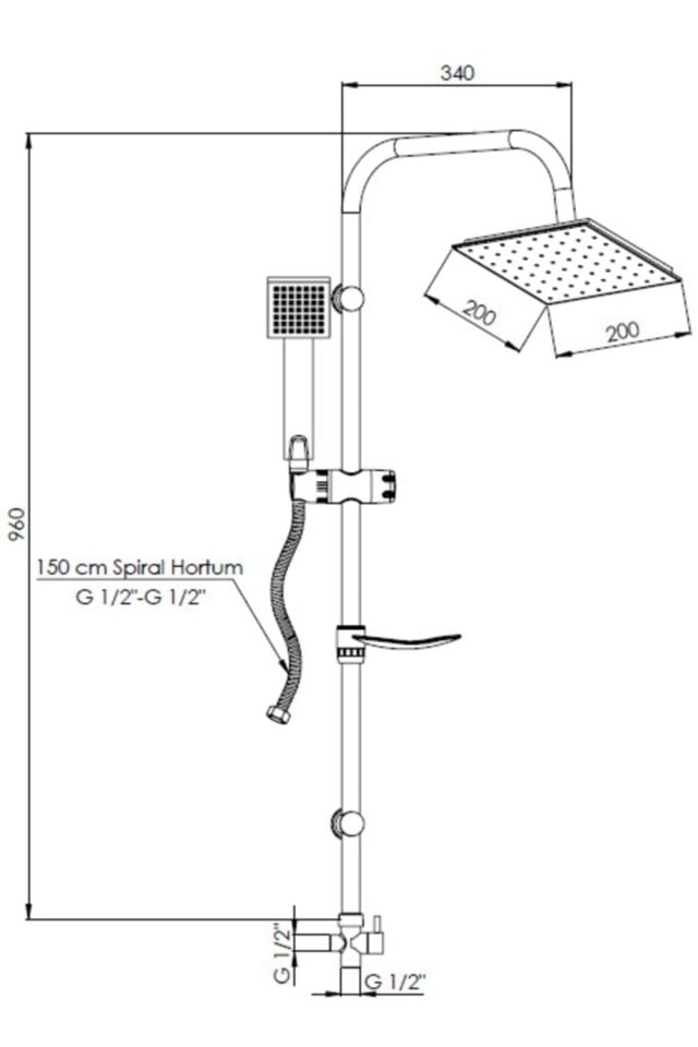 GPD DUS SETİ 1 FONK.EL DUŞLU DST19-3