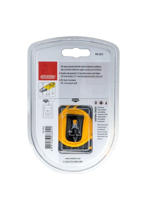 METRE C PRO 5*25 mm 5M