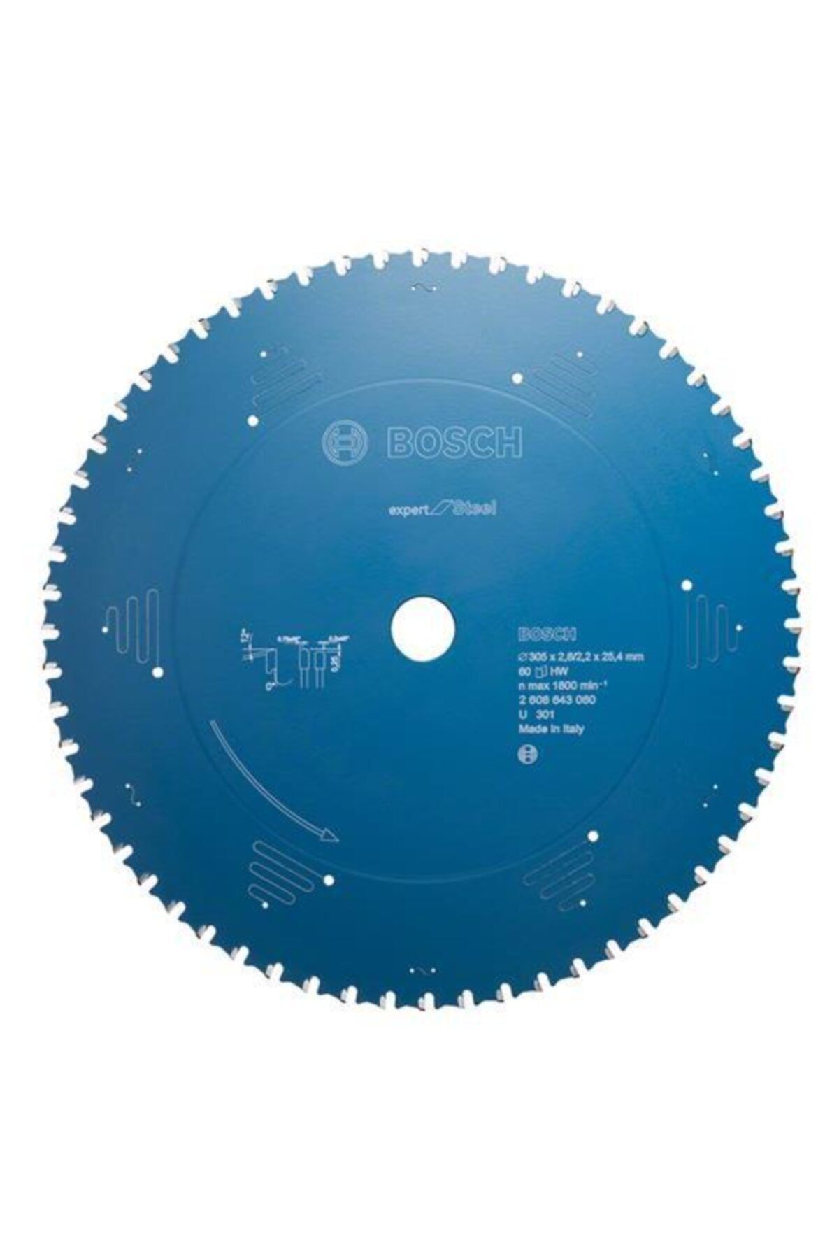 EXPERT FOR STEEL METAL  305*25,40 MM 60 DİŞ